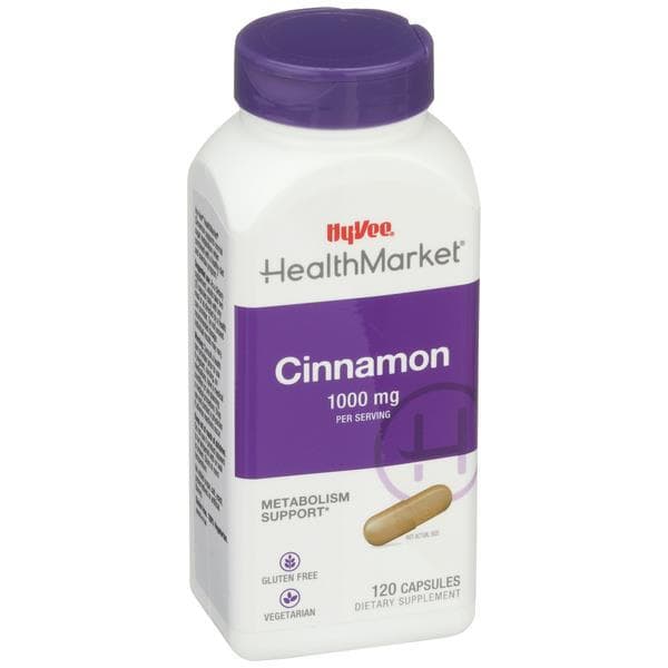 Hy-Vee Healthmarket All Natural Cinnamon Vegetarian Capsules