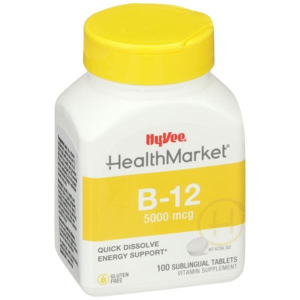 Hy-Vee Healthmarket Vitamin B12 5000Mcg