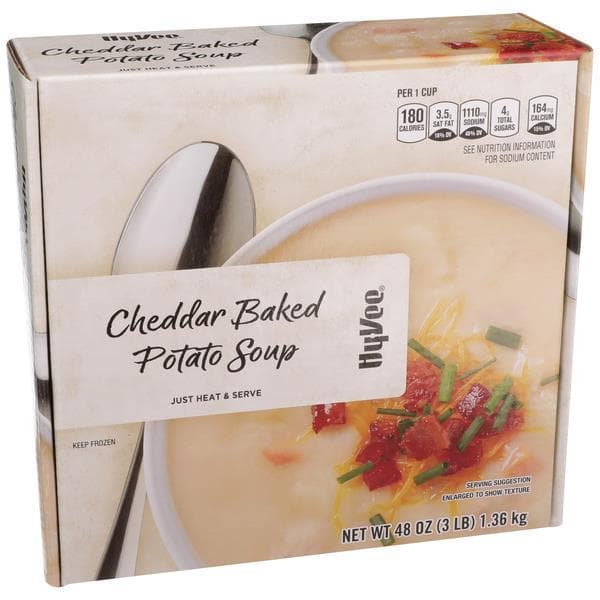 Hy-Vee Du Jour Cheddar Baked Potato Soup With Ham