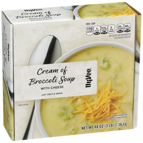 Hy-Vee Du Jour Cream Of Broccoli With Cheese Soup