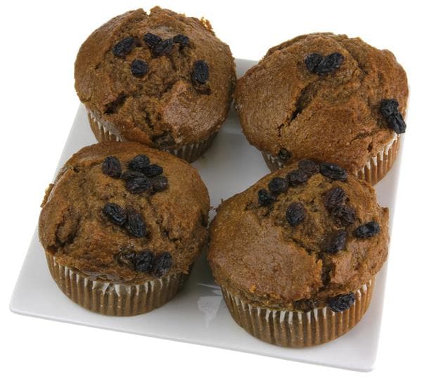 Loaded Jumbo Raisin Bran Muffins