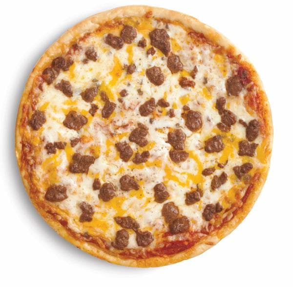 Beef Pizza Family Size Traditional Crust