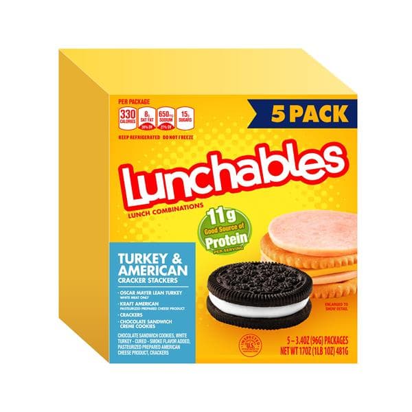 Lunchables Turkey & American Cracker Stackers