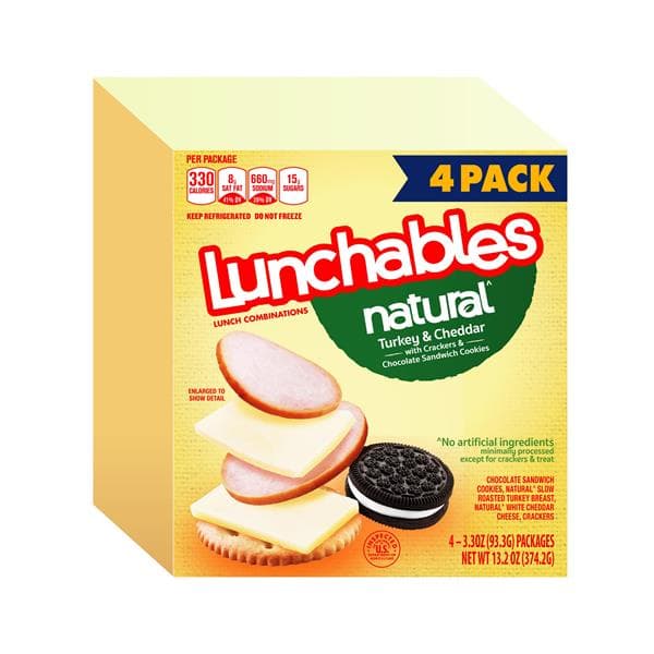Lunchables Natural Turkey & Cheddar