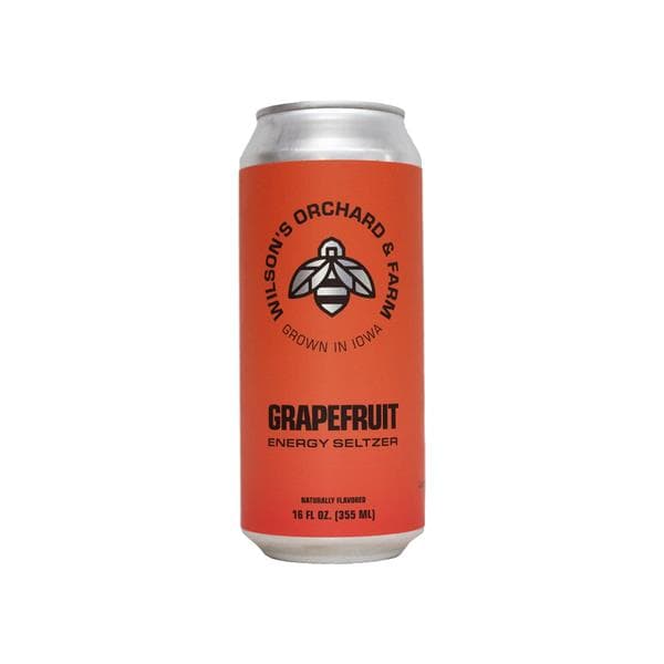 Wilson'S Orchard & Farm Energy Seltzer Grapefruit