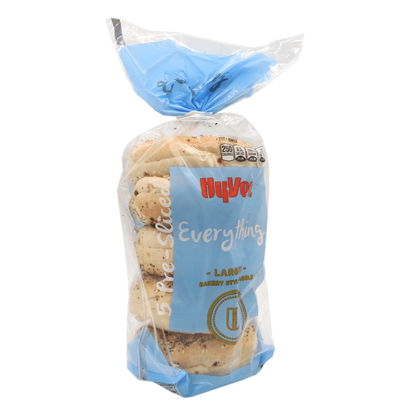 Hy-Vee Bagel Everything Pre-Split