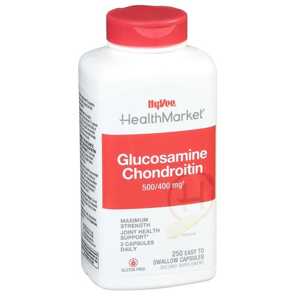 Hy-Vee Healthmarket Maximum Strength Glucosamine & Chondroitin Capsules