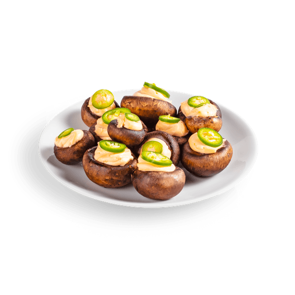 Spicy-Jalapeno Cheddar Stuffed Mushrooms