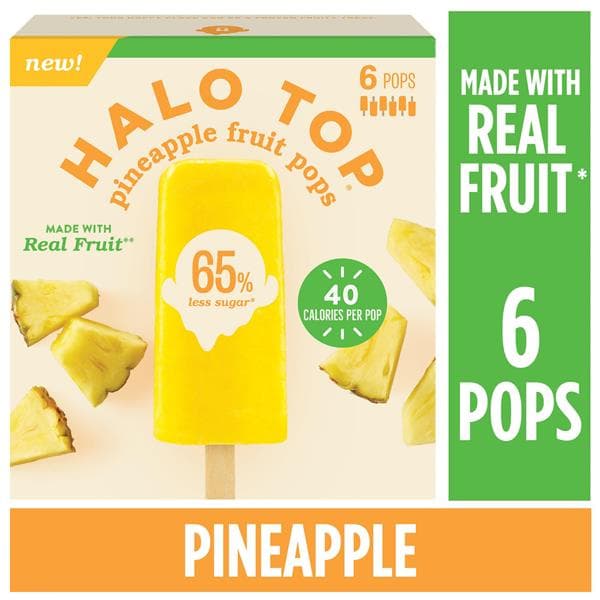 Halo Top Pineapple Fruit Pops
