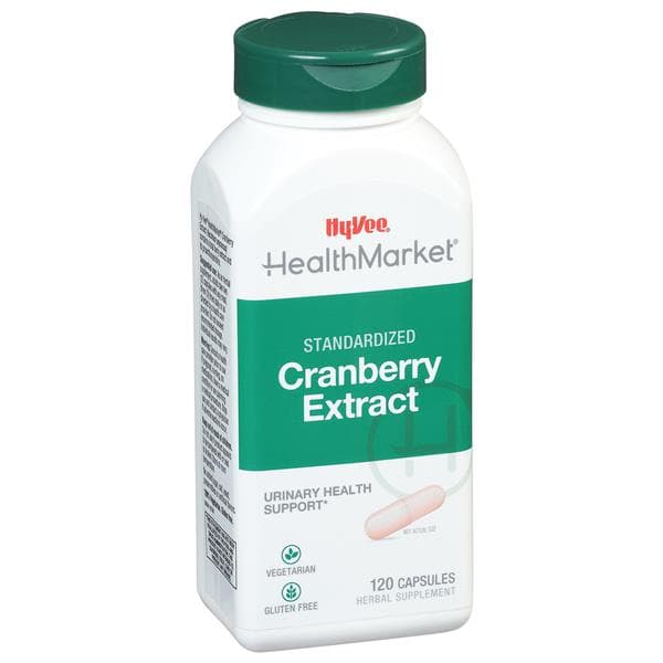 Hy-Vee Healthmarket All Natural Cranberry Extract Vegetarian Capsules