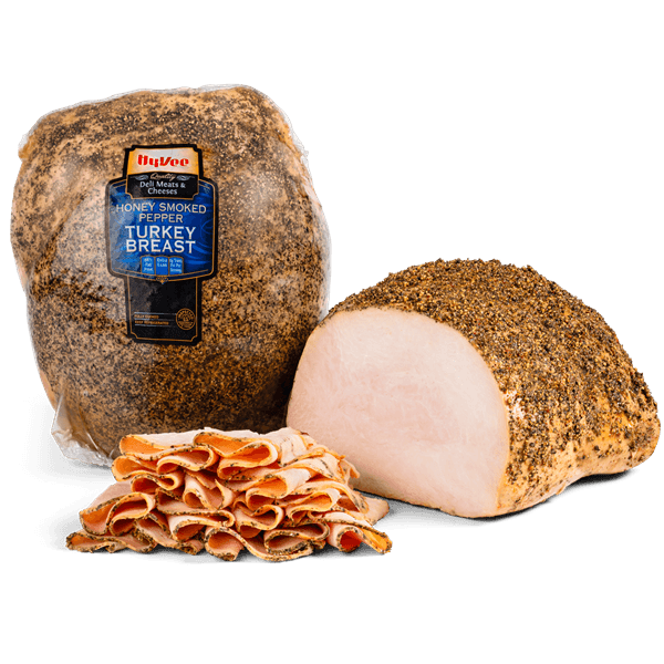 Hy-Vee Quality Sliced Honey Smoked Peppered Turkey Breast