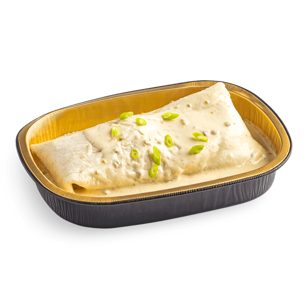 Mealtime Beef Burrito With Queso