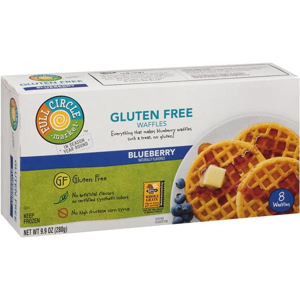 Full Circle Gluten Free Blueberry Waffles