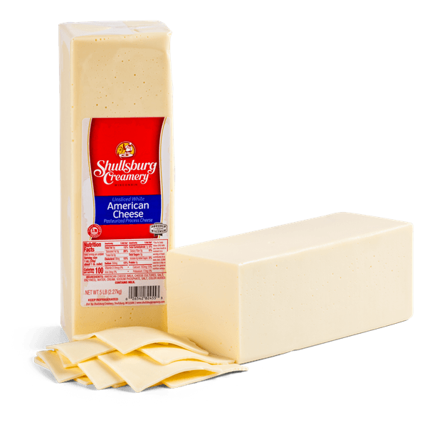 Sliced American White Cheese