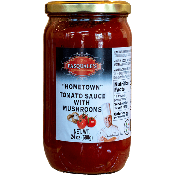 Chef Pasquale'S "Hometown" Tomato Sauce With Mushrooms