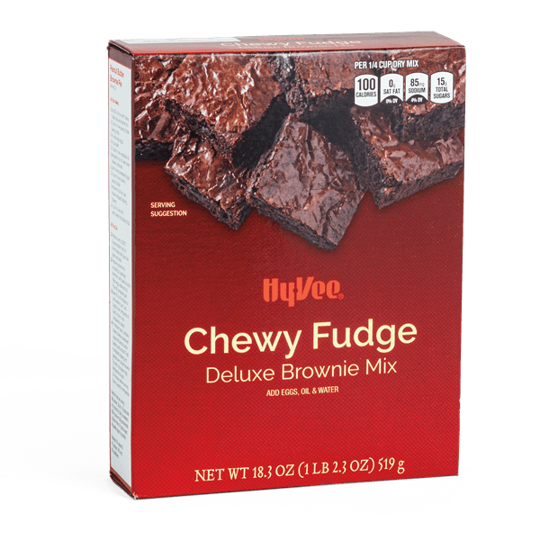 Hy-Vee Deluxe Mix Chewy Fudge Brownie Mix