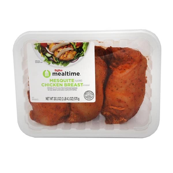 Mealtime Mesquite Flavored Chicken Breast With Rib Meat