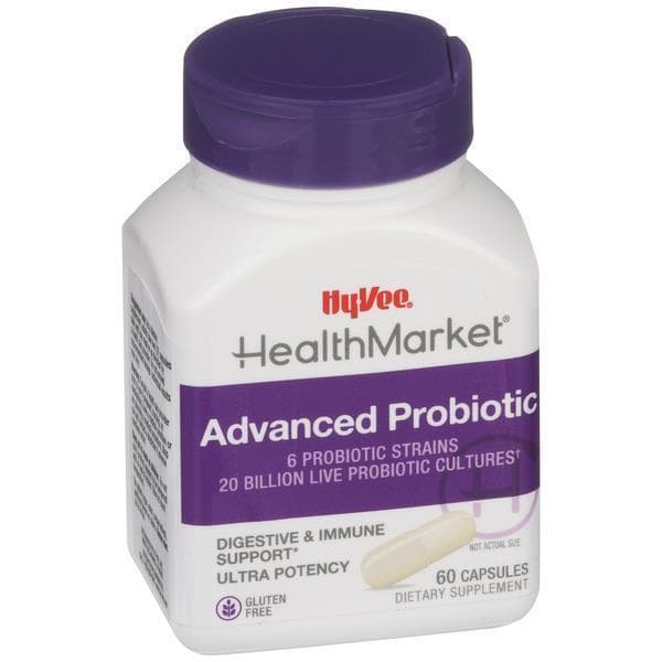Hy-Vee Healthmarket Advanced Probiotic Dietary Supplement Capsules