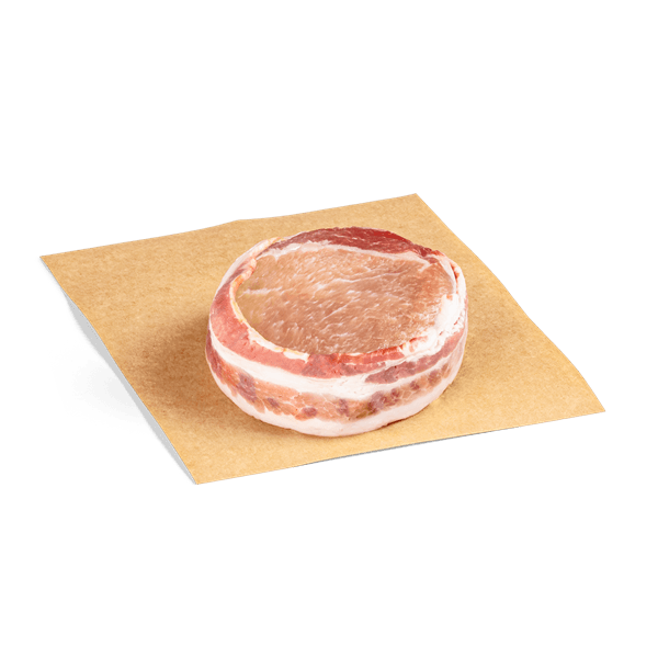 Bacon Wrapped Pork Loin Chop