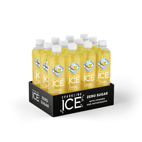 Sparkling Ice, Coconut Pineapple Flavored Sparkling Water, Zero Sugar