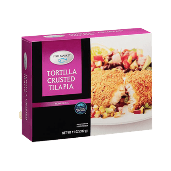 Fish Market Tilapia, Tortilla Crusted