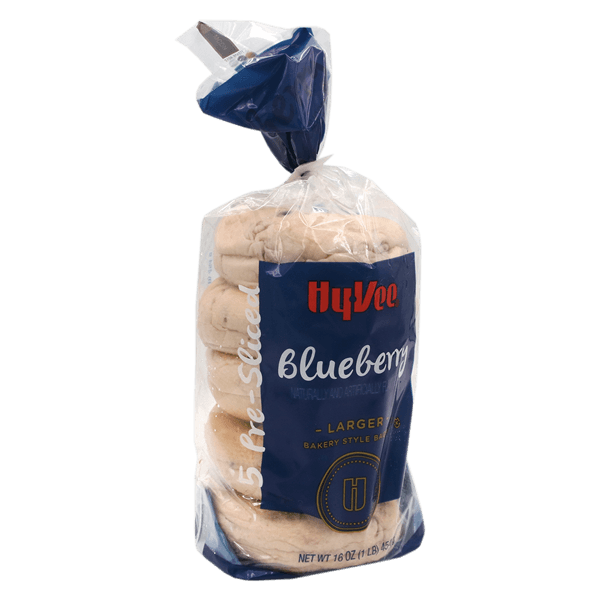 Hy-Vee Blueberry Bagels Pre-Split