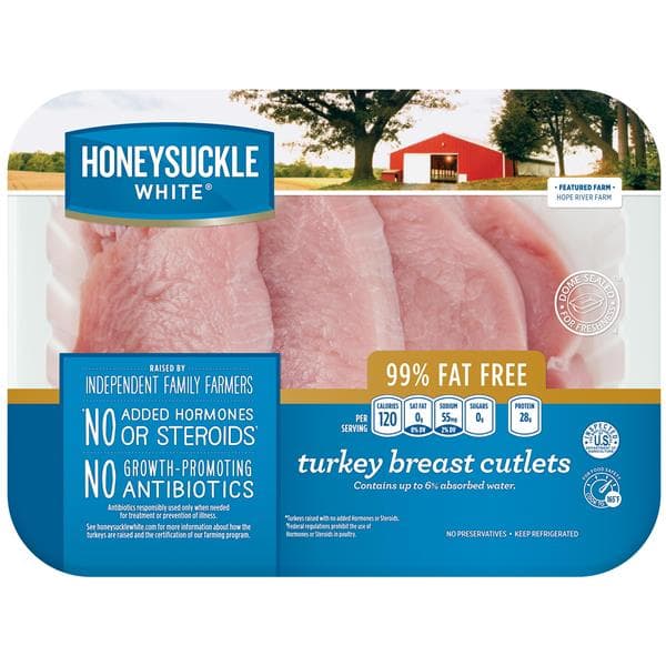 Honeysuckle White 99% Fat Free Turkey Breast Cutlets