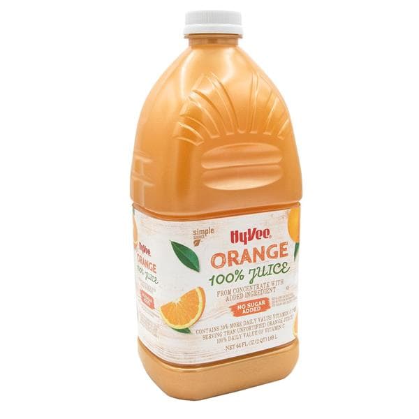 Hy-Vee 100% Unsweetened Orange Juice