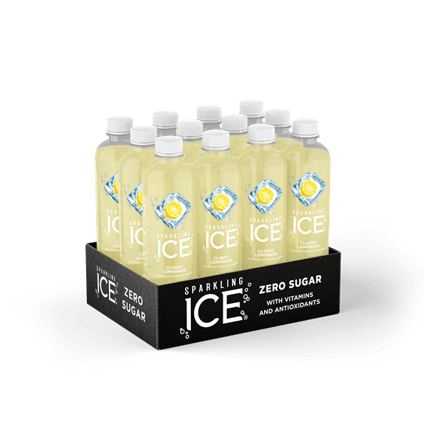 Sparkling Ice, Classic Lemonade Flavored Sparkling Water, Zero Sugar