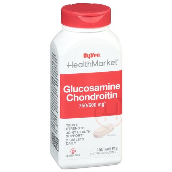 Hy-Vee Healthmaket All Natural Glucosamine & Chondroitin Triple Strength