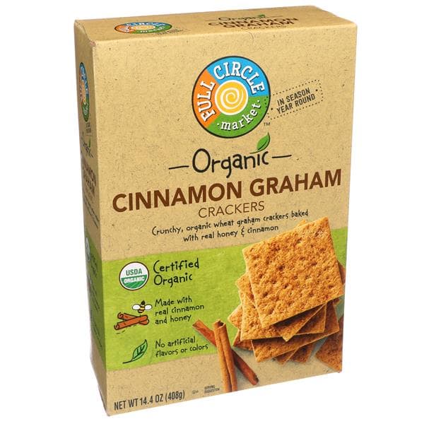 Full Circle Organic Cinnamon Graham Crackers