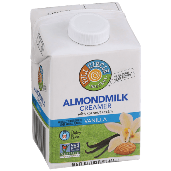 Full Circle Vanilla Almondmilk Creamer With Coconut Cream