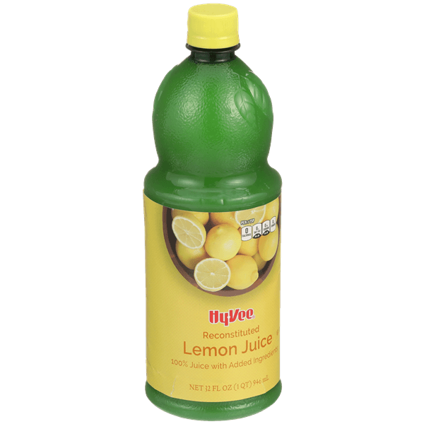 Hy-Vee Reconstituted Lemon 100% Juice