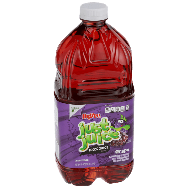 Hy-Vee Just Juice Grape 100% Juice Blend