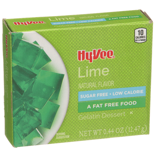 Hy-Vee Sugar Free Lime Gelatin Dessert