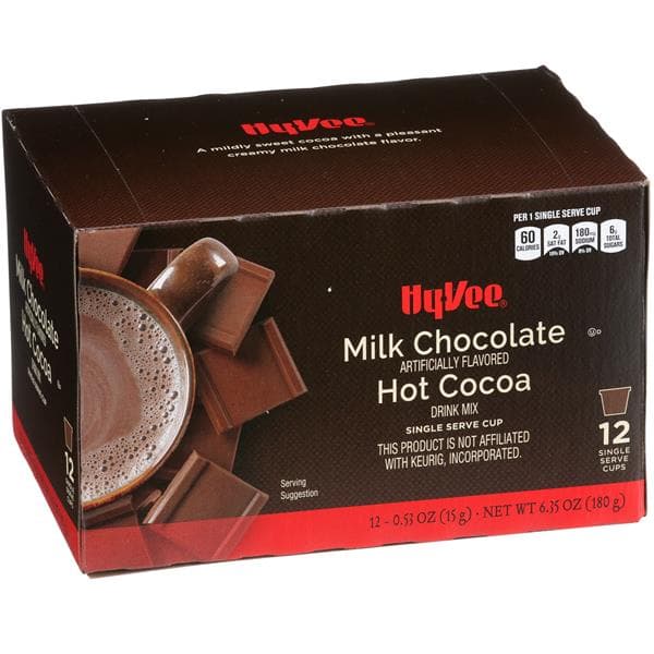 Hy-Vee Milk Chocolate Flavor Hot Cocoa Single Serve Cups