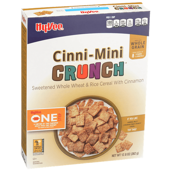 Hy-Vee One Step Cinni-Mini Crunch Cereal