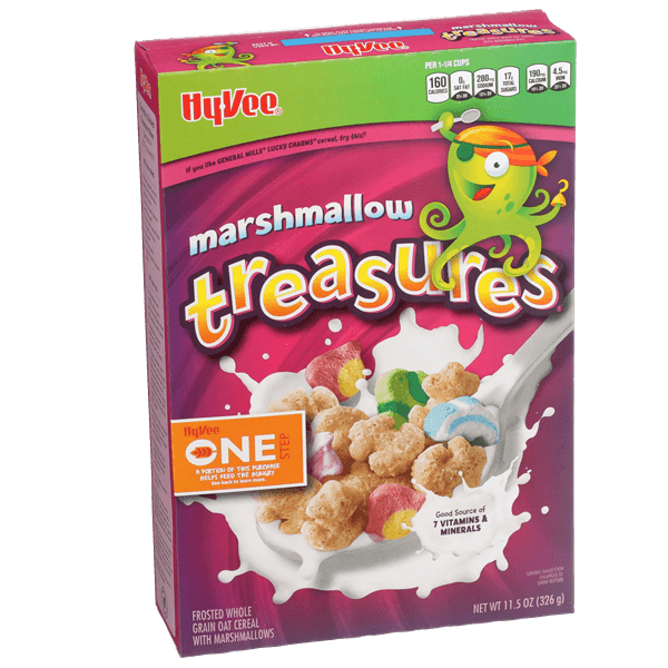 Hy-Vee One Step Marshmallow Treasures Cereal