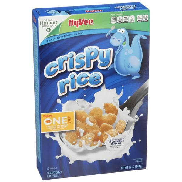 Hy-Vee One Step Crispy Rice Cereal