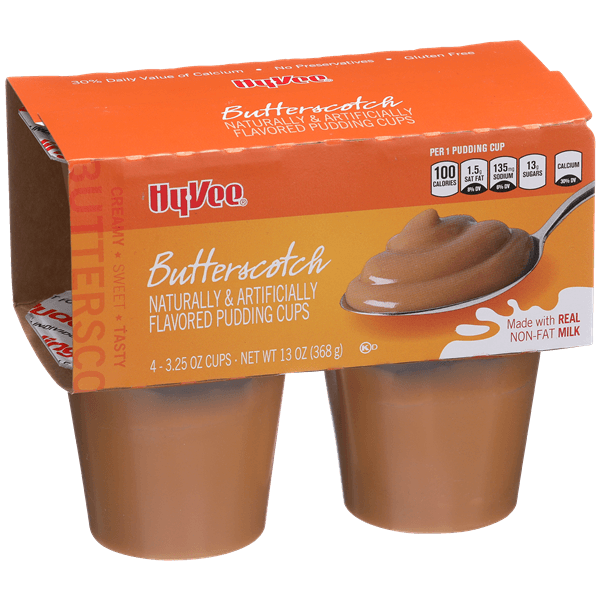 Hy-Vee Butterscotch Pudding