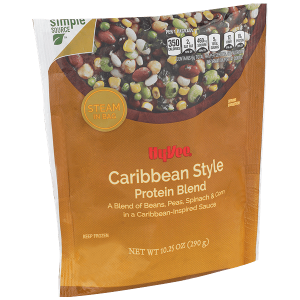 Hy-Vee Caribbean Style Protein Blend Steam In Bag
