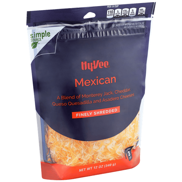 Hy-Vee Finely Shredded Mexican Blend Cheese