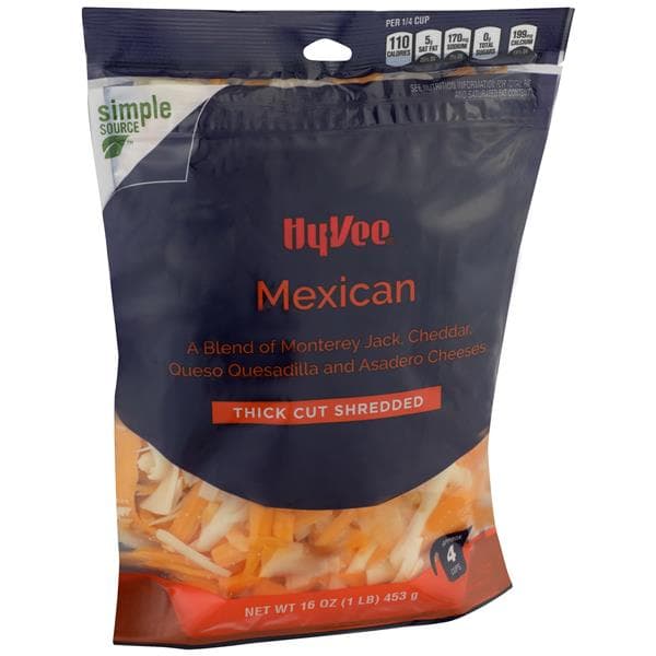 Hy-Vee Thick Cut Shredded Mexican Cheese