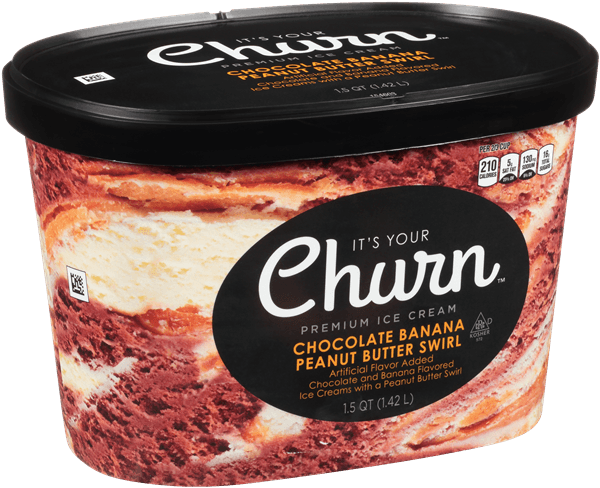 It'S Your Churn Chocolate Banana Peanut Butter Swirl