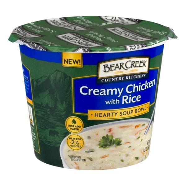 Bear Creek Country Kitchens Creamy Chicken With Rice Hearty Soup Bowl