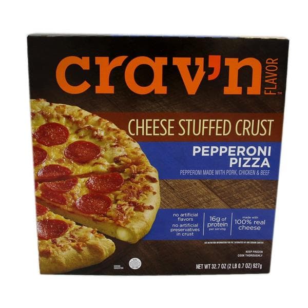 Crav'N Flavor Pepperoni Pizza Cheese Stuffed Crust