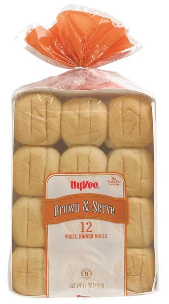 Hy-Vee Brown & Serve White Dinner Rolls