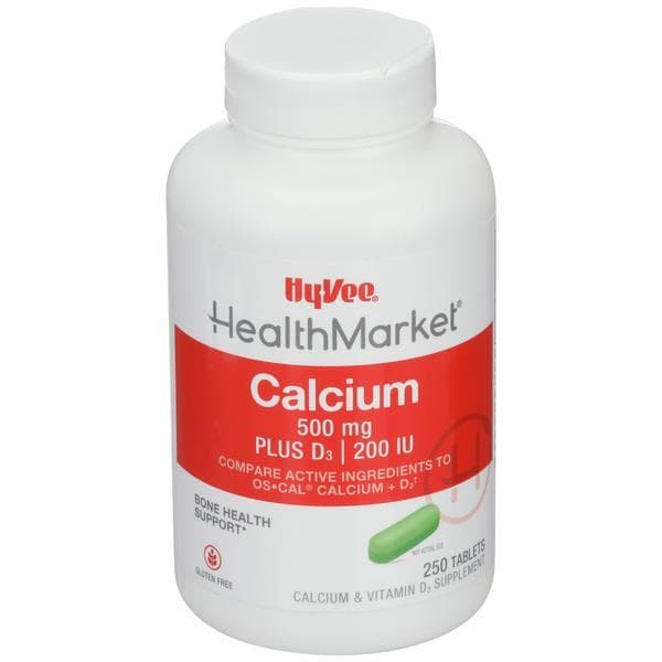 Hy-Vee Health Market Calcium + D