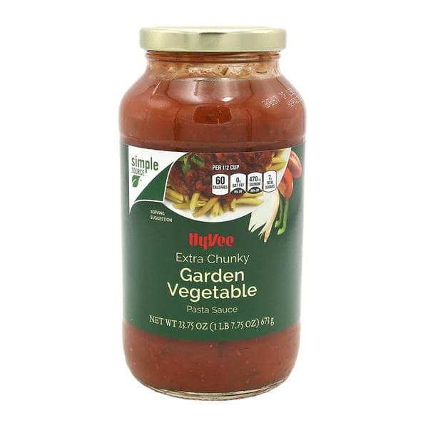 Hy-Vee Extra Chunky Garden Vegetable Pasta Sauce