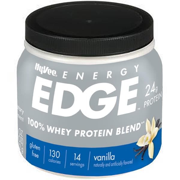 Hy-Vee Energy Edge Vanilla 100% Whey Protein Blend